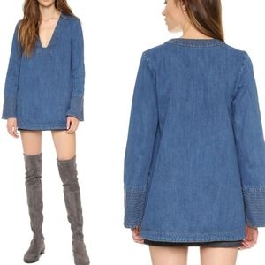 Free People Dreaming of Denim Tunic Dress